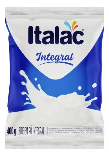 Leite P Integral Italac Pacote 400g