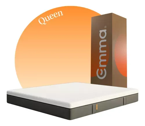 Colcho Emma Queen - Tecnologia Alem Cor Branco/cinza