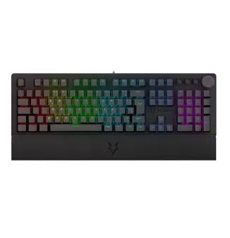 Teclado Mecnico Gamer Husky Anchorage Full Size, Preto, Abnt2, Rgb, Switch Gateron Red - Htg200ptvr