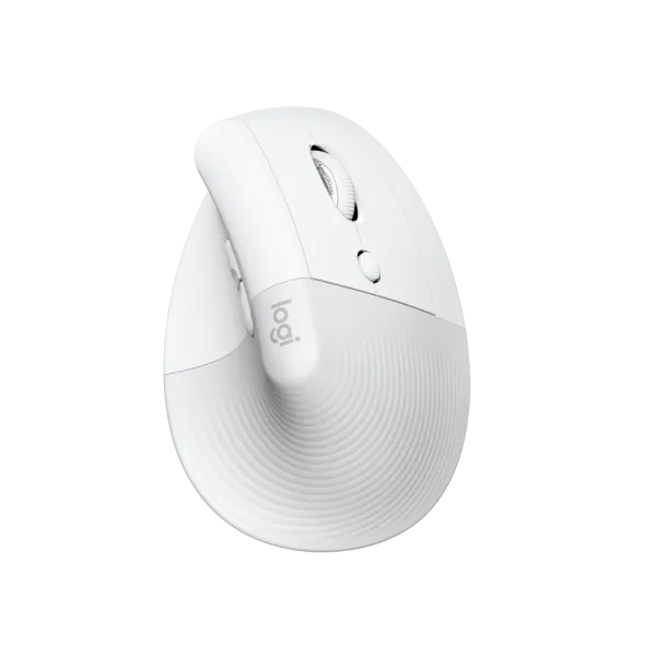 Mouse Sem Fio Logitech Lift Vertical - Branco