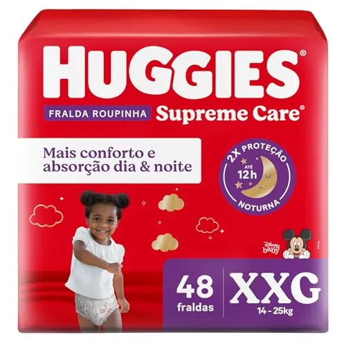 [rec] Huggies Fralda Roupinha Supreme Care Xxg 48 Un