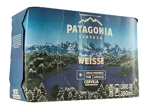 [recorrncia] Pack De Patagonia Weissen Nacional Sleek 350ml, 8 Unidades