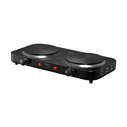 Fogo Eltrico Porttil Cooktop 2 Bocas Elgin - 220v