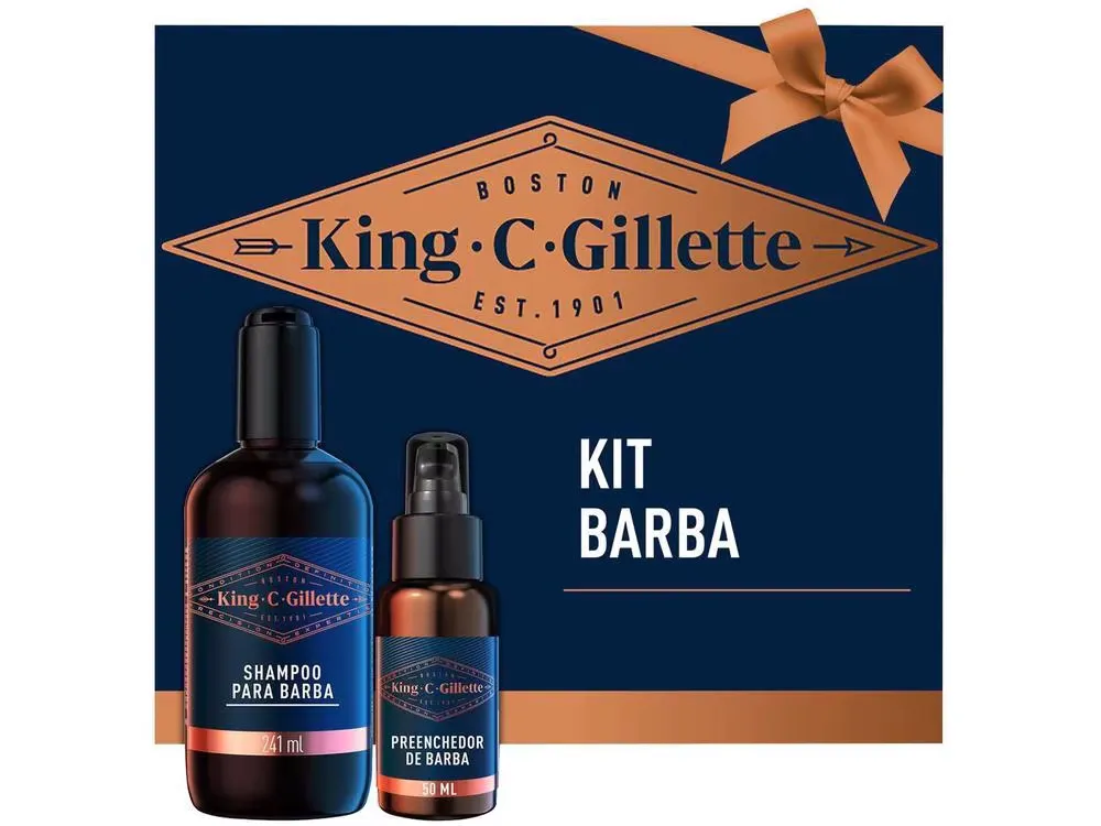 [do Brasil- Magalu] Kit De Produtos Para Barba Gillette