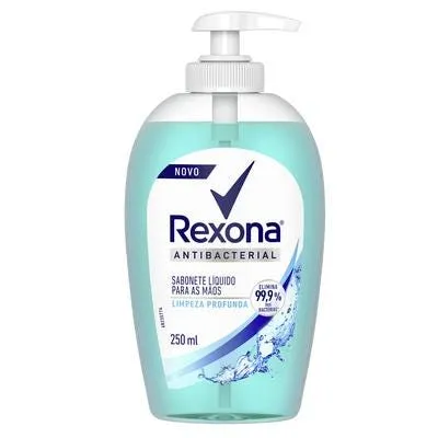 Sabonete Lquido Rexona Antibacterial Limpeza Profunda Para As Mos 250ml