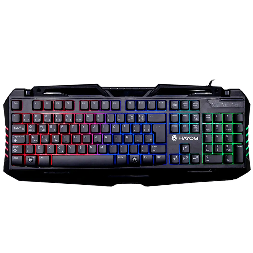 Teclado Gamer Hayom, Preto, Com Iluminao Led - Tc3205