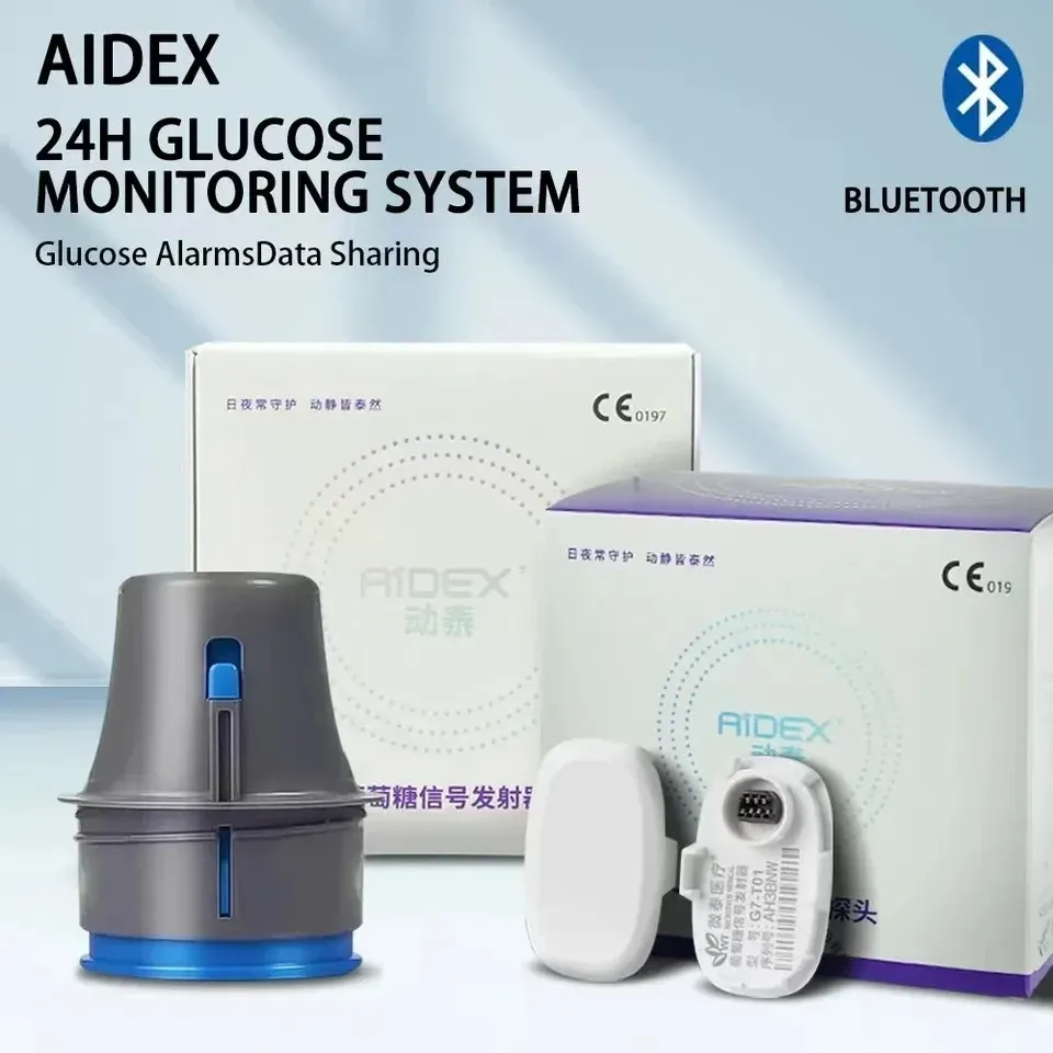 Aidex Cgms 24h Monitoramento De Glicose No Sangue Em Tempo Real