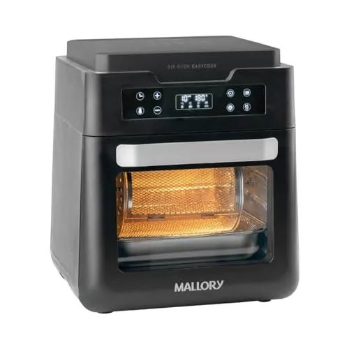 Fritadeira Air Oven Easycook Mallory 1500w 12 Litros, Painel De Led, Visor De Vidro E Luz Interna, Multi Funo -200v