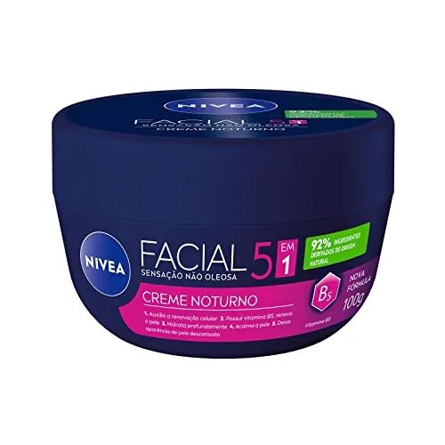 Nivea Creme Facial Noturno - Auxilia A Renovao Celular E Hidrata Profundamente - 100g